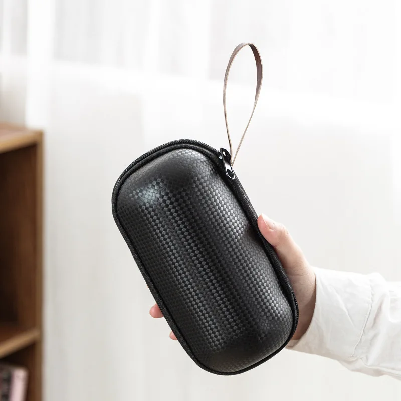 high quality fashion unquie Chinese kunfu portable travel ceramic tea cup set, water kettle 4 cups set with bag