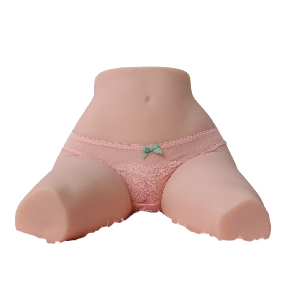 Super Soft Realistic TPE Silicone Male butt Toy Men Masturbator Real Pussy Vagina Leg Half Body male masturbator Love Sex Doll
