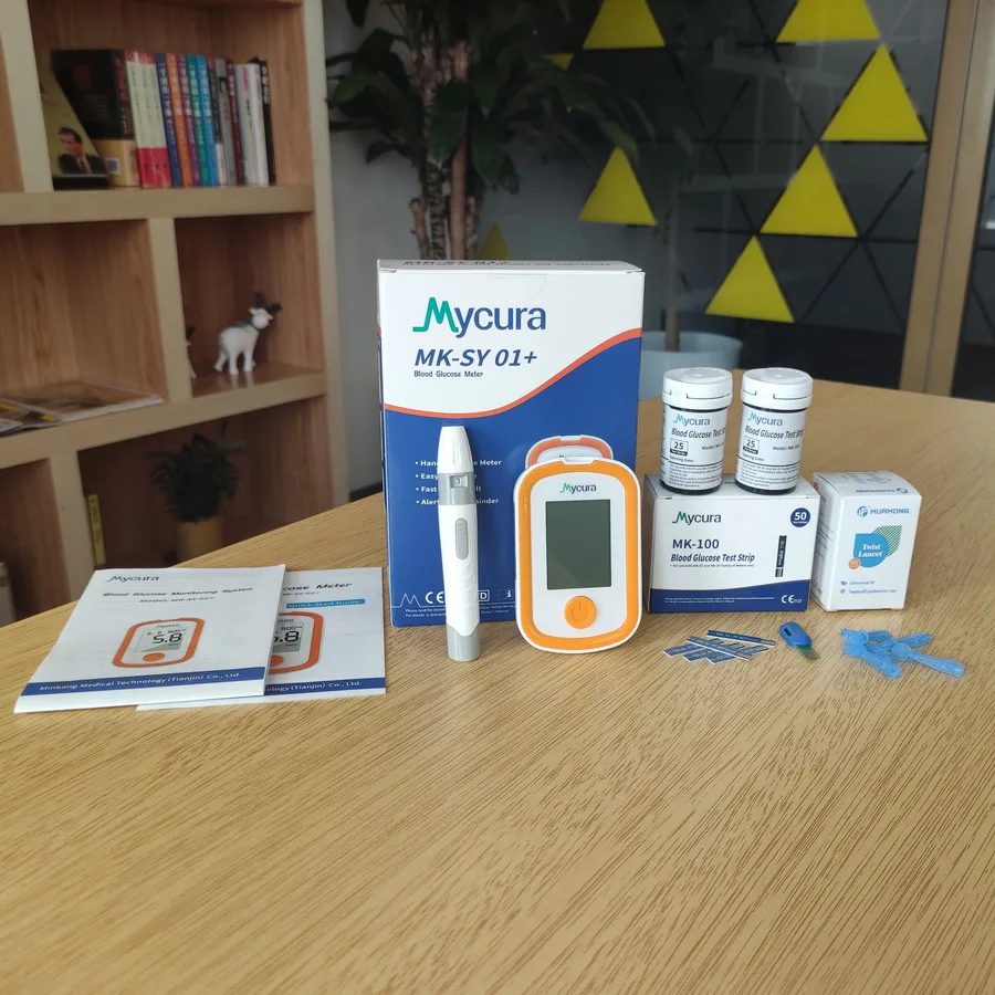 Factory High Quality Glucometer Suppliers Blood Sugar Monitor with Free Lancing Device