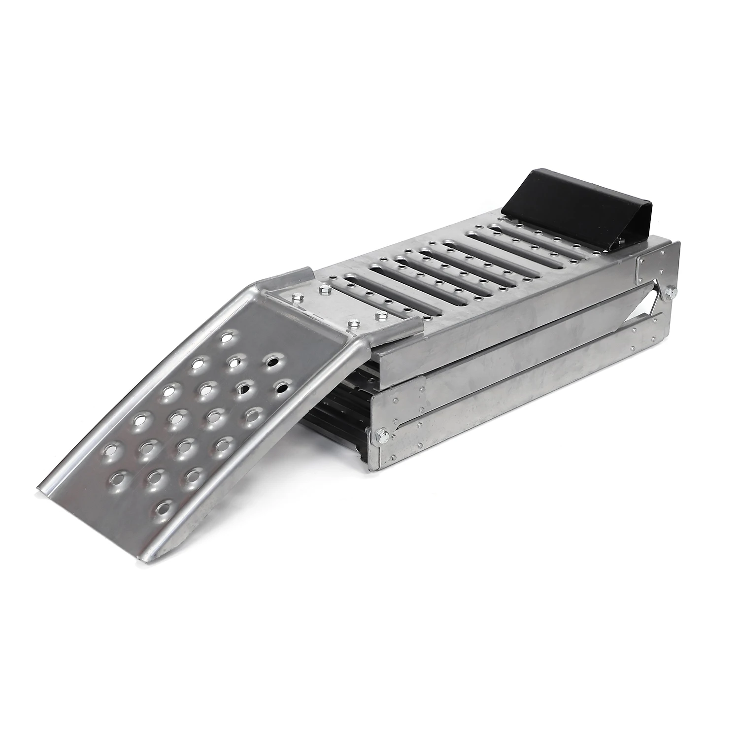 Folding Ramp Steel Loading Ramps , ATV Motorcycle Ramp, for Car Vehicle Pickup Truck Trailer Loading