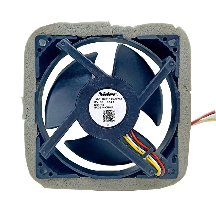 Nidec U92C12MS1BA3-57Z32 BLDC 12V fan motor for Haier refrigerator fridge appliance parts