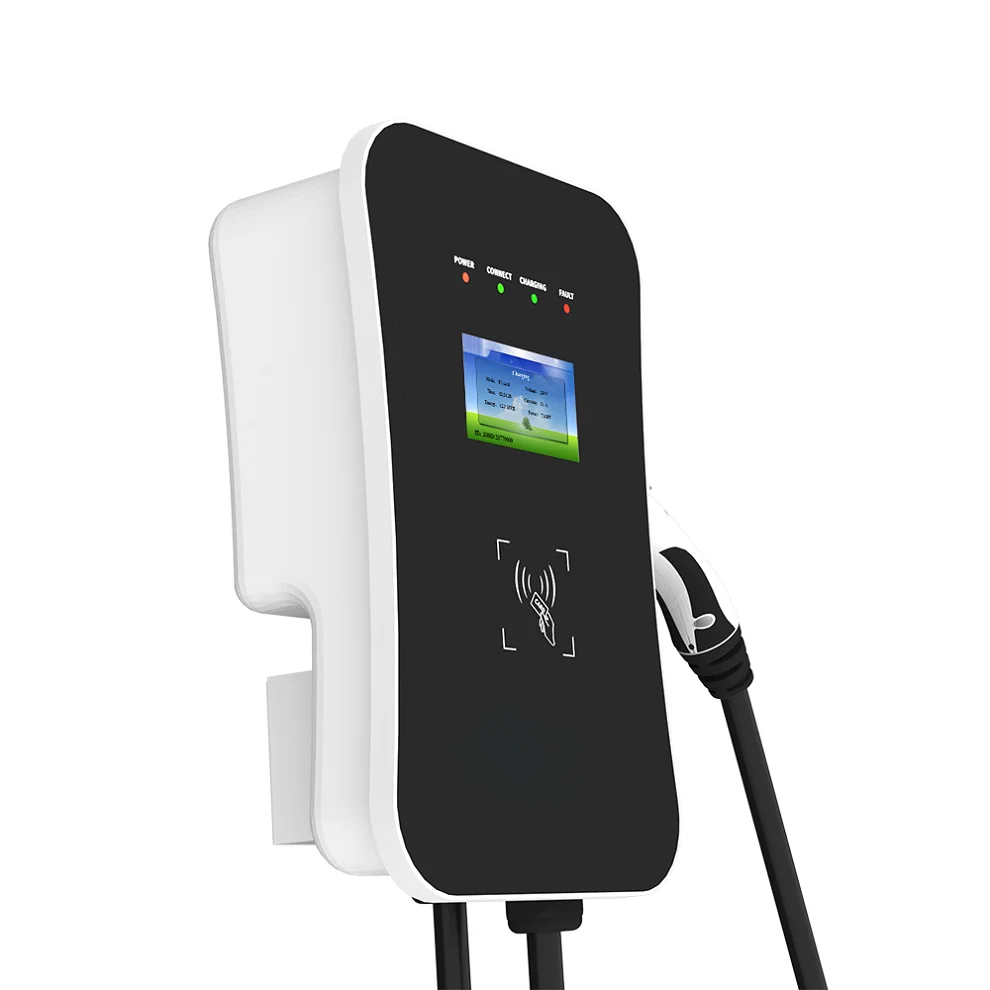 WEEYU Electric Car Charging three phase 32amp fast evse 32A System Type 2 EV Charger EVSE Wallbox