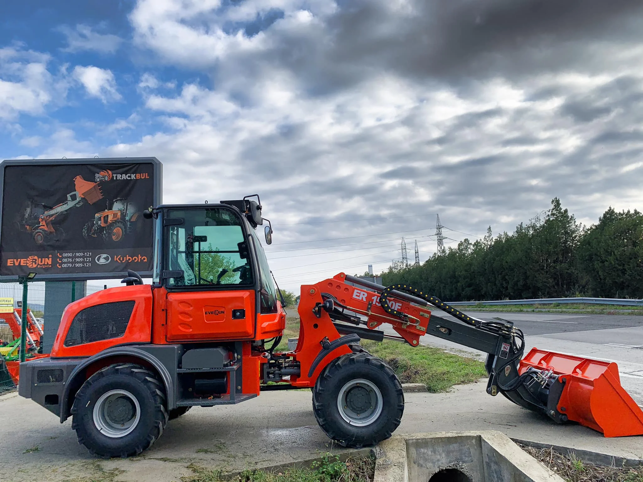 EVERUN CE ER1500F 1 5-тонная строительная техника микро-дизельный передний шарнирный Телескопический Мини-колесный погрузчик