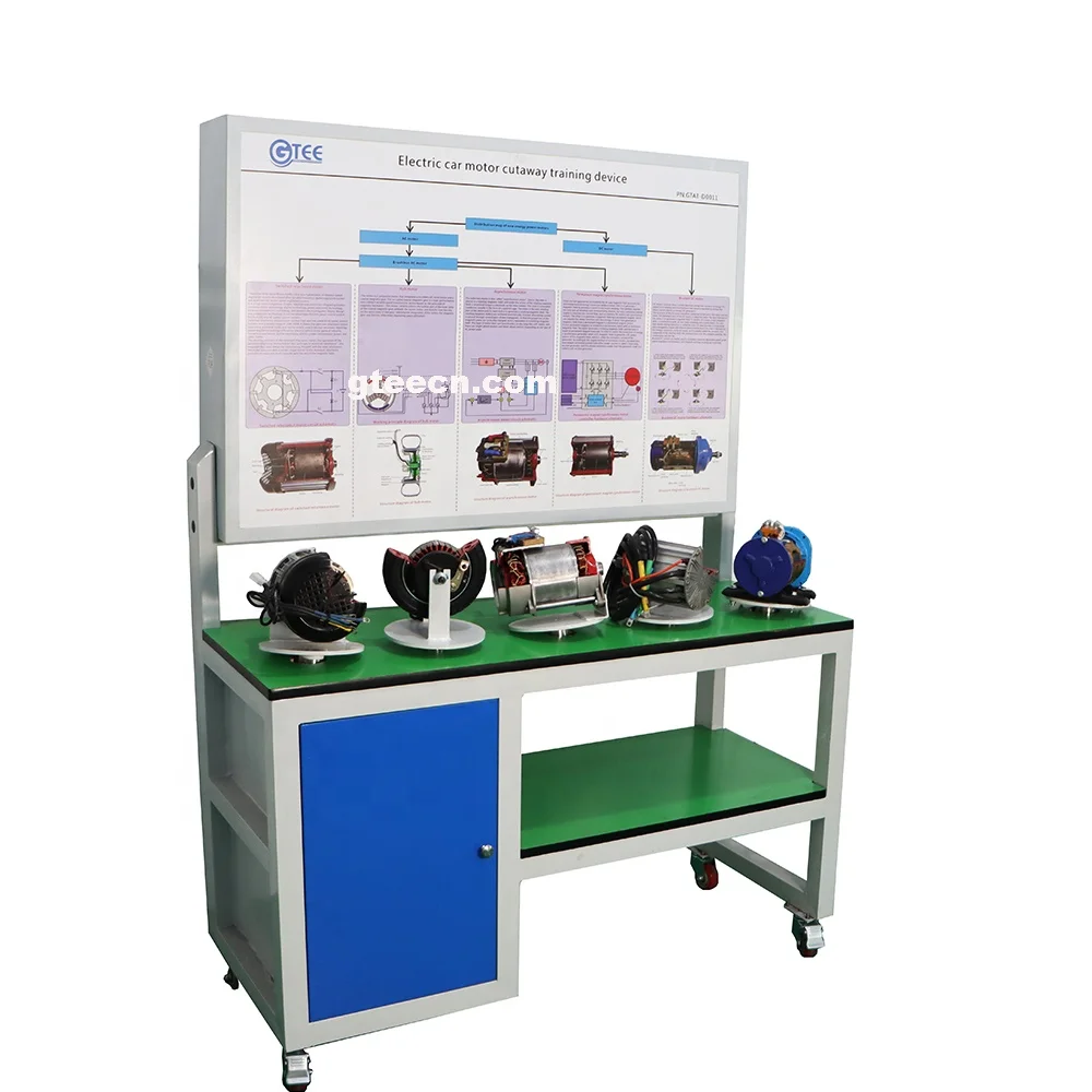 Electric car educational equipment motor cutaway training device Electrical electronic training board automotive training kit