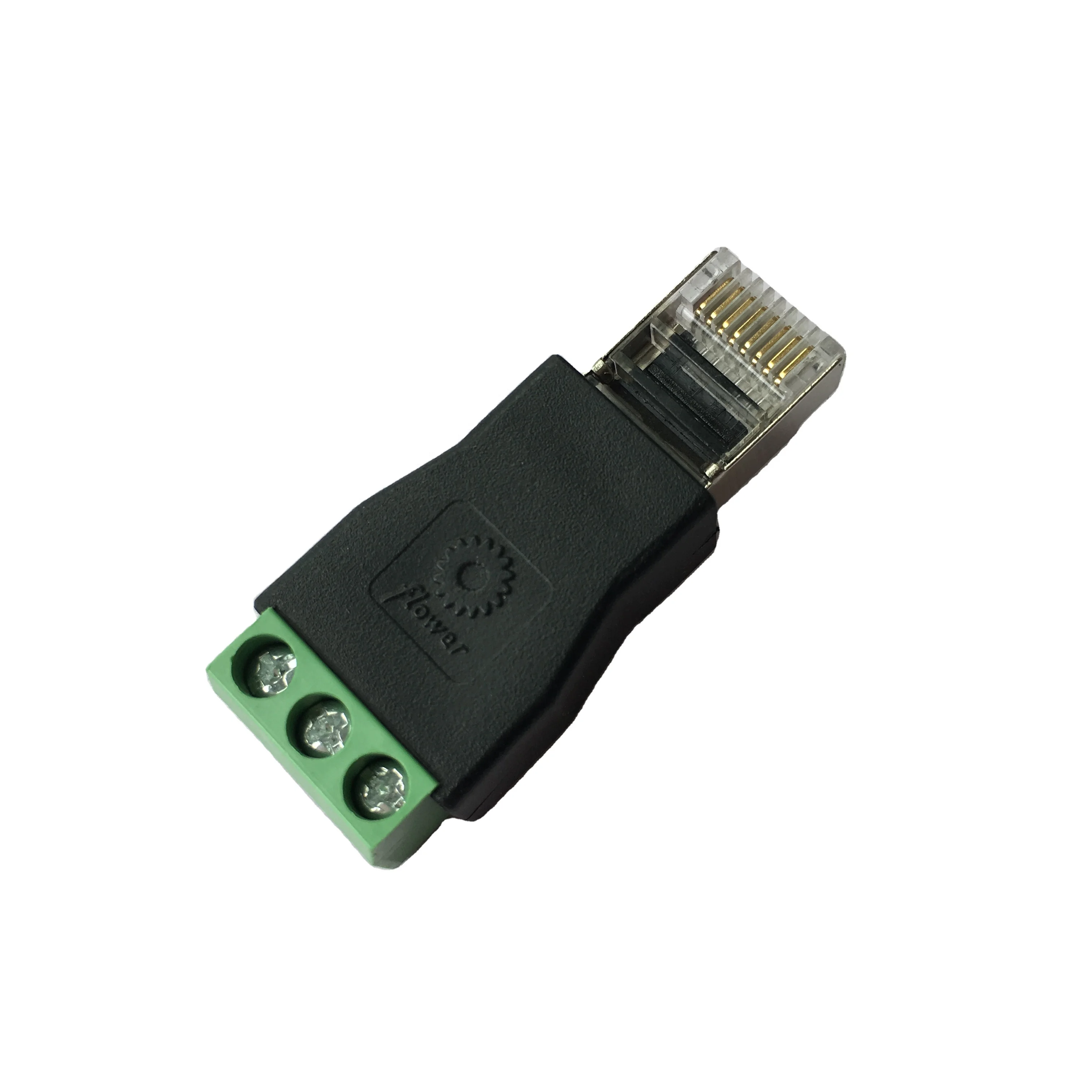 RJ45 to RS485 3 Pin Screw Terminal Adapter Block