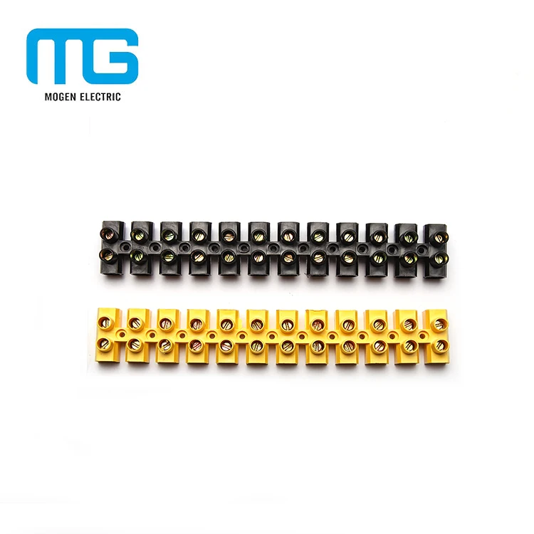 Электрический провод к мини Din Rail разъем Клеммная колодка с винтовым зажимом