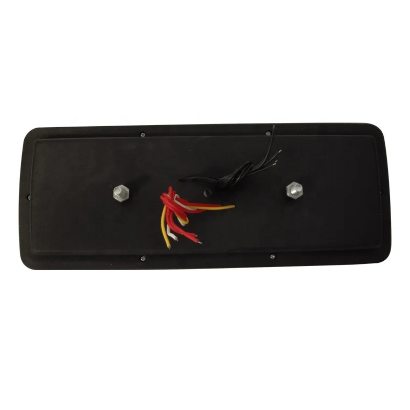 Waterproof Universal Clear Lens Truck Rear Tail Lights 24V For Trailer