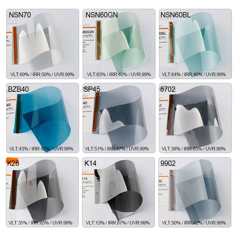HANYA  Sputter Material Photochromic Window Tint Film Car Solar Window Film