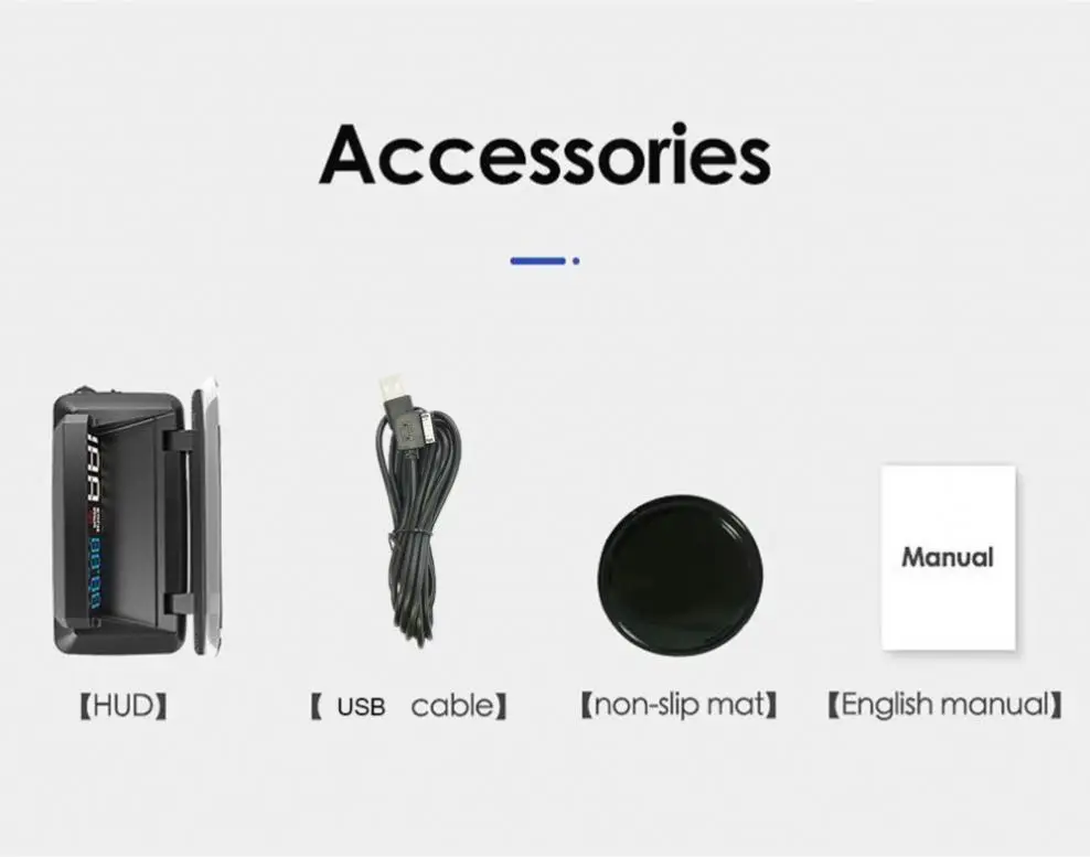 Windshield 3.7 Inch Updated Version H400G Heads Up Displays GPS Car Universal HUD Projector