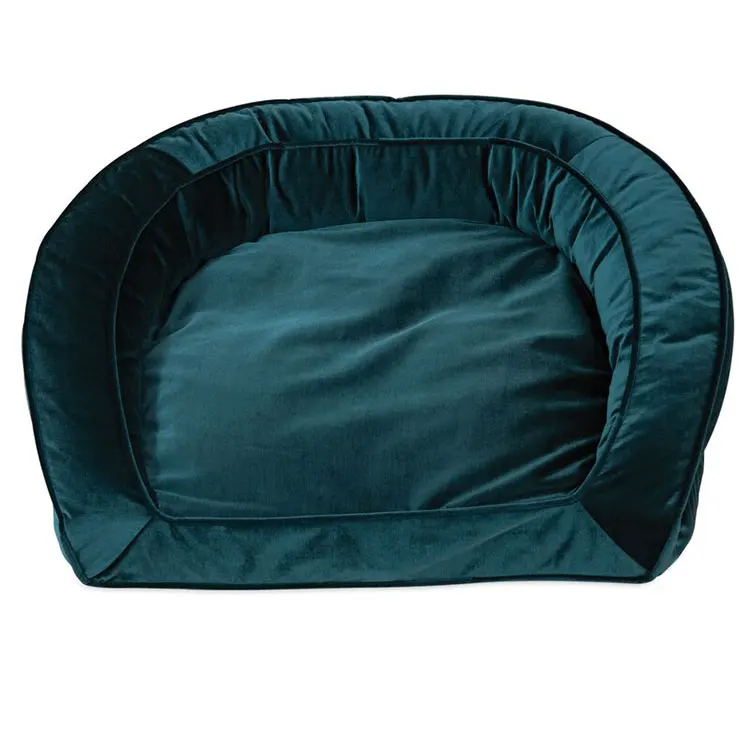 Conventional Luxurious Cool and Classic Mixture No Bumper Dutch Fleece Dog Bed Bolster