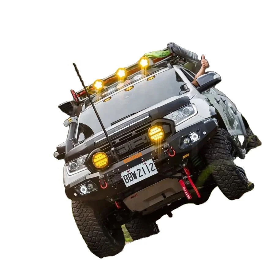 Пикап передний бампер для Ford Ranger T6/t7/wildtrak спортивный стальной Bull Bar текстурированный черный Niuford 190x80x33