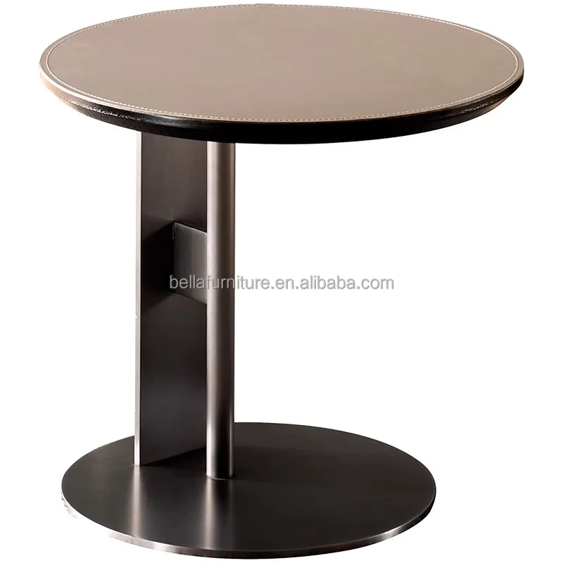 modern Simple style living room furniture Italian simple and fashionable small Metal coffee table and small corner table