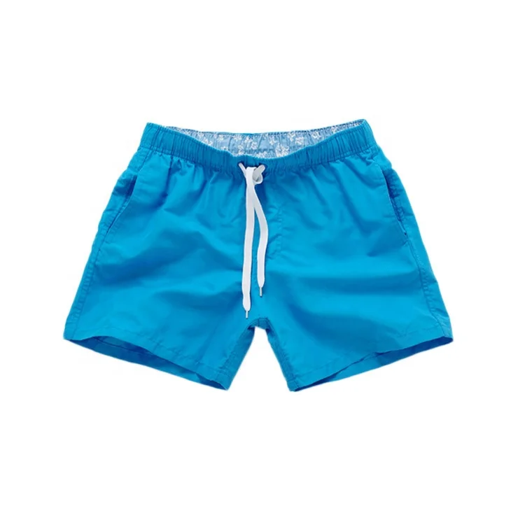  Factory Cheap Price Men Solid Color Beachwear Shorts Wholesale Trunk Swimming With Custom Logo