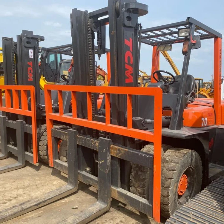 Japan Used TCM FD70 forklift, Used FD50/FD80 in negotiable price