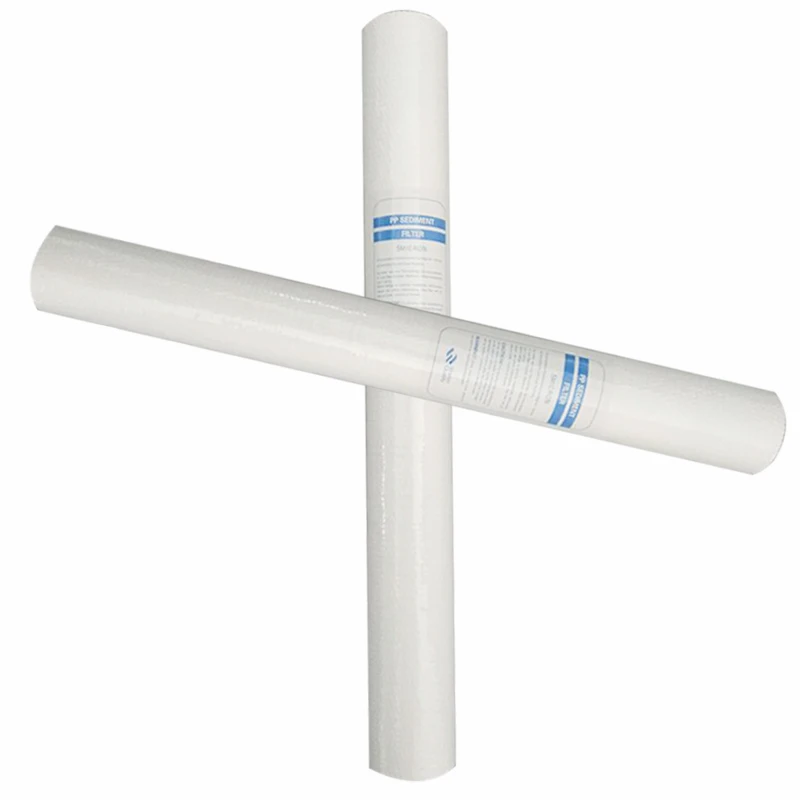 Melt blown PP filter 5 Micron 20 Inch Water Sediment Filter Cartridge For Water Purification Systems