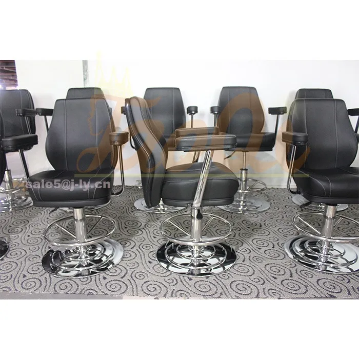 K987 Factory Price Adjustable Height Swivel Roulette Slot Poker Bar Chair Gambling Stool  Casino Chair With Chrome Base OEM