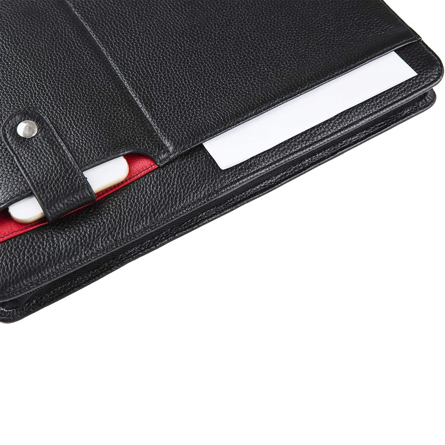 New Model Premium Quality Wholesale Stationery PU Leather Portfolio