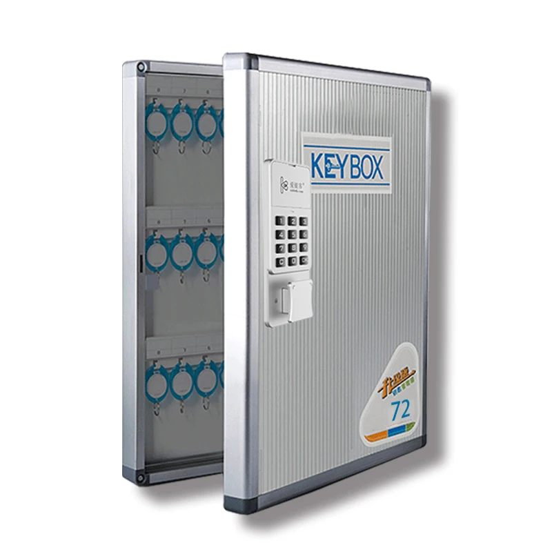 72 Position Smart Key Safe Lock Box Wall Mount Key Lock Box Key Cabinet With Code