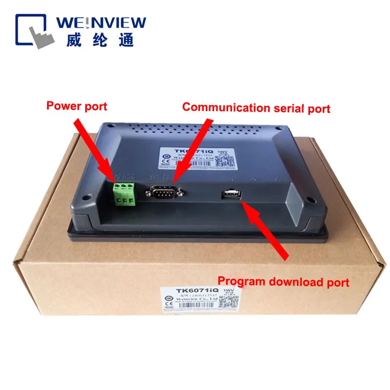  Weintek Weinview Цена по прейскуранту завода 7 дюймов сенсорный экран панель MT8071iP MT6071iP HMI POS машины и