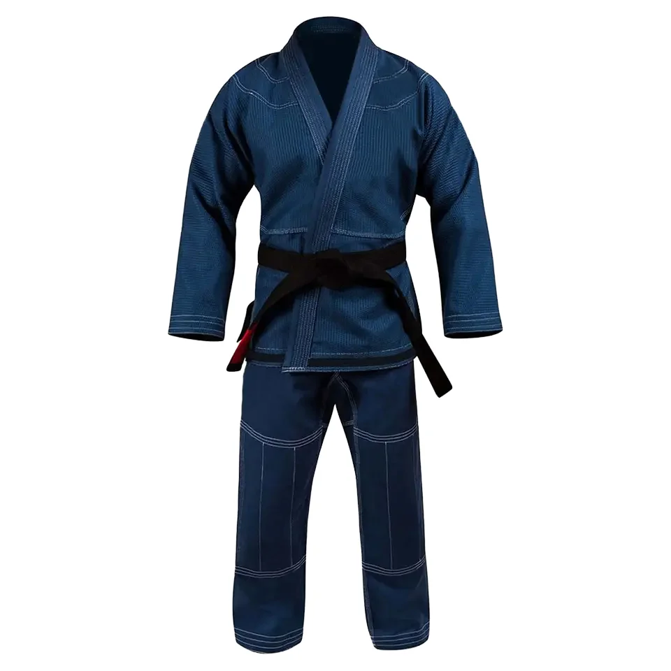100% Cotton BJJ Gi Unisex Jiujitsu Uniform for Martial Arts Preshrunk Fabric Brazilian Jiu Jitsu Kimono Breathable Karate Wear