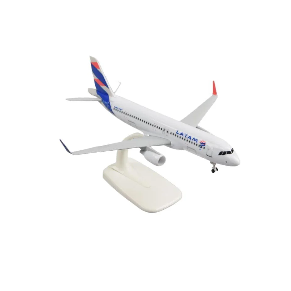 Custom 1/200 Scale Latam Sky JetSMART Airbus A320 Airplane Diecast Aircraft Model with Landing Gear