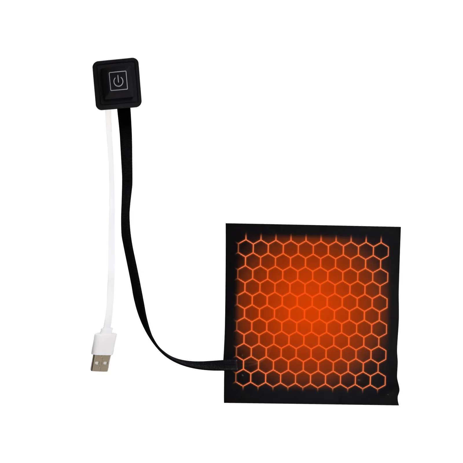 Temperature control heating pad kit usb powered graphene heating film