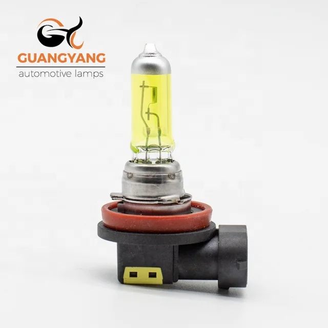 car halogen bulb h8 12v 35w warm white yellow auto headlight lamp