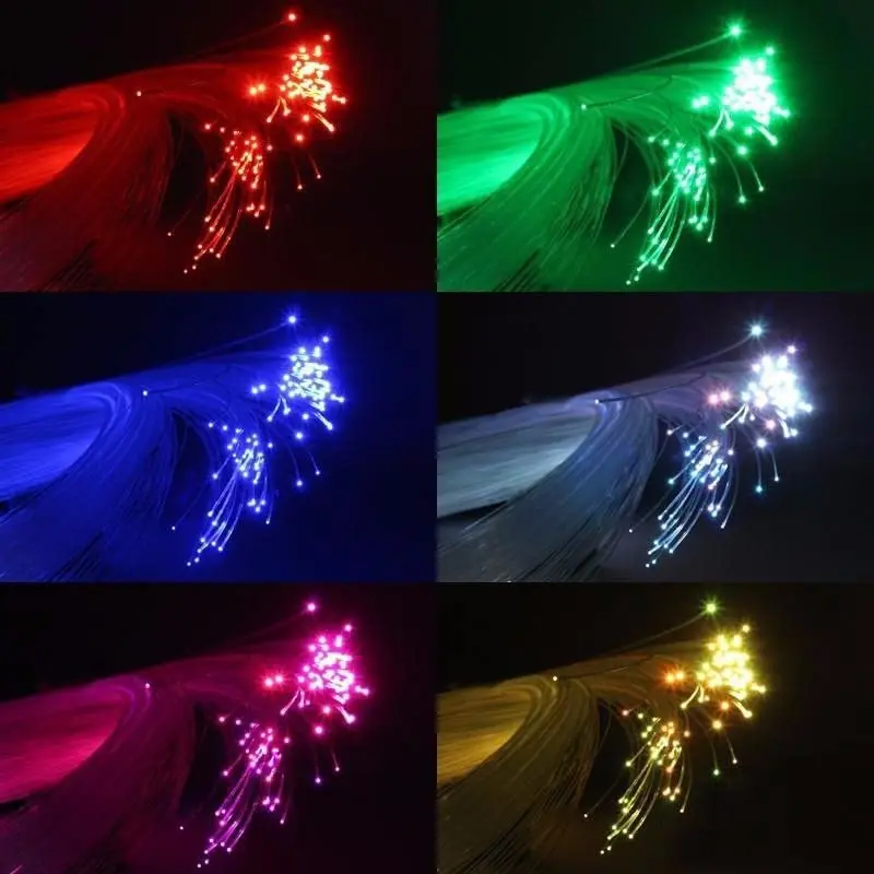 TXPOF interior lighting fiber optic light generator led fiber optic dance whip light home pmma fiber