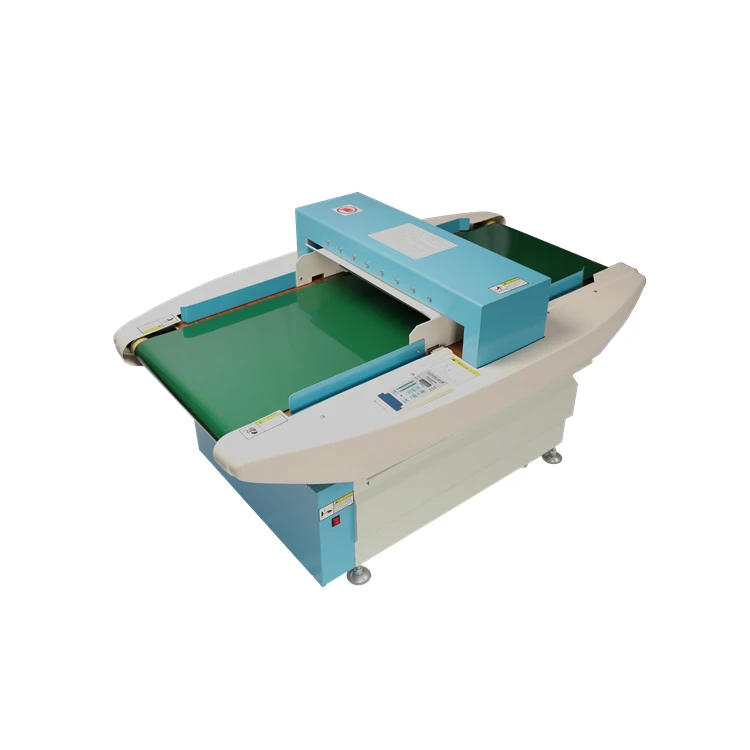 Food Processing Metal Needle Detectors Conveyor Belt Food Industry Cake Biscuits Rice Double Heads Metal Needle Detector