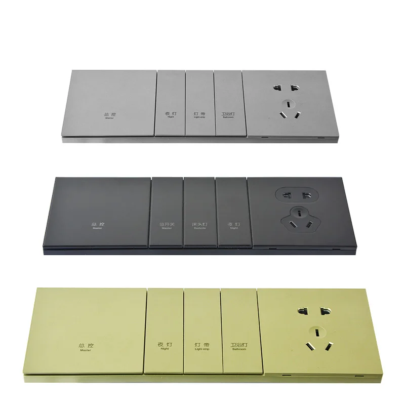 Custom Made Color And Logo Home Automation System Smart Light Switches