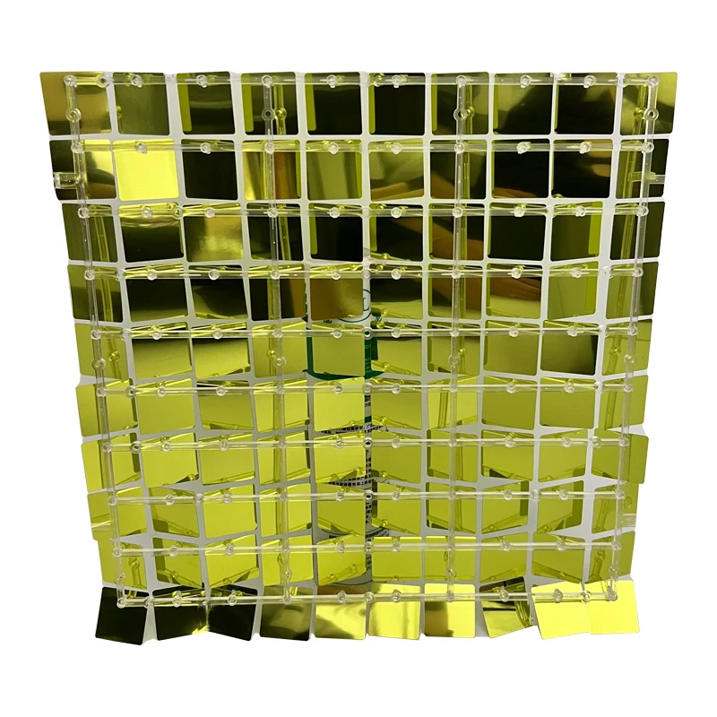 Hot Sale 4D Sequin Shimmering Dynamic Wind Flapping Wall Panel Backdrop For Wedding Decoration