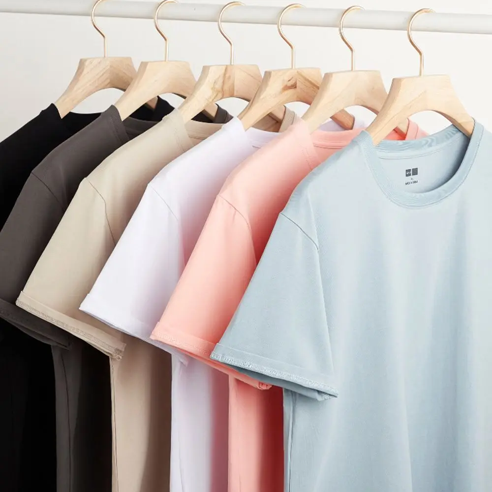 Oem Custom Tshirt 100% Premium Pure Cotton Plain Black White Classic Short Sleeved Tee Summer Casual High Quality Men T Shirts