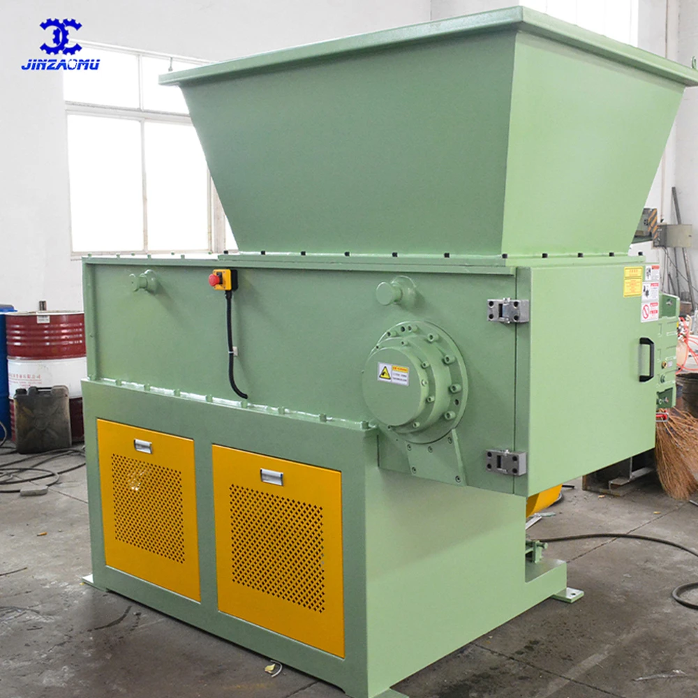 Stable Quality Industrial Production Line Machinery Plastic PET Bottle Waste Recycling Single Shaft Shredder