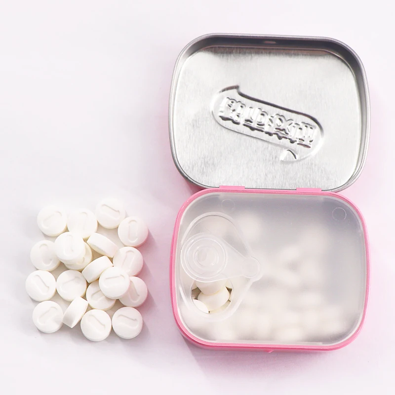 Wholesale Hot Sale Mint Hard Candy tin box Sugar Free Mint Candy 16g Sea Salt Lime Flavor Candy