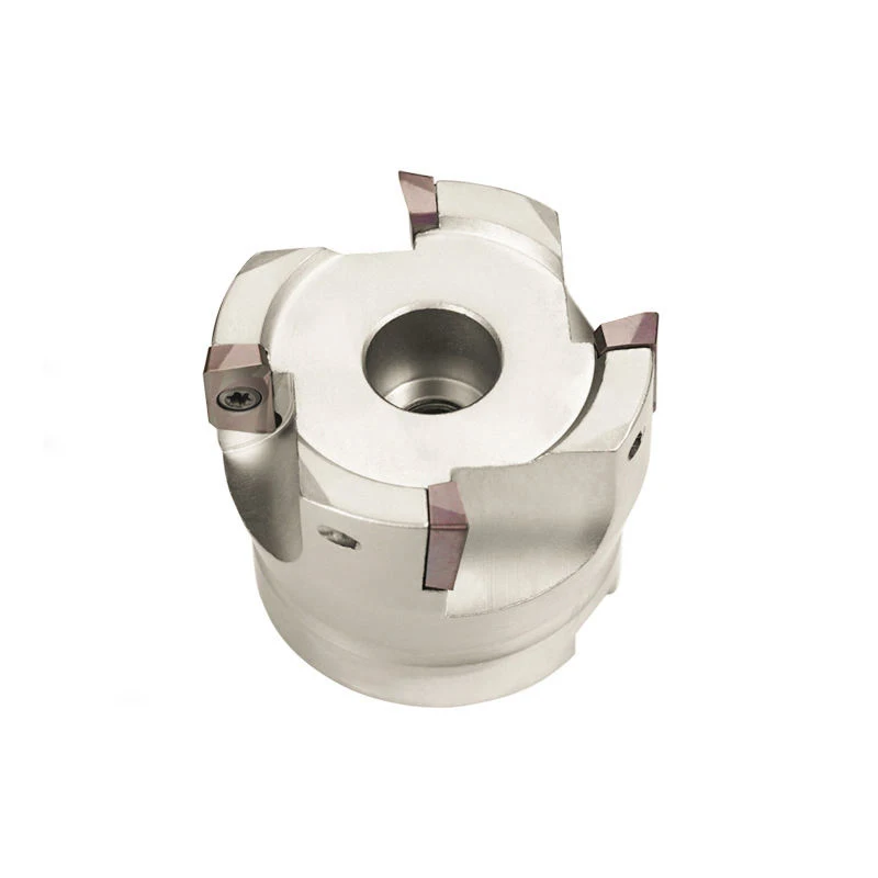 Cemented Tungsten Carbide CNC Milling Cutter For APMT Insert High Cutting Efficiency CNC Cutting Tool