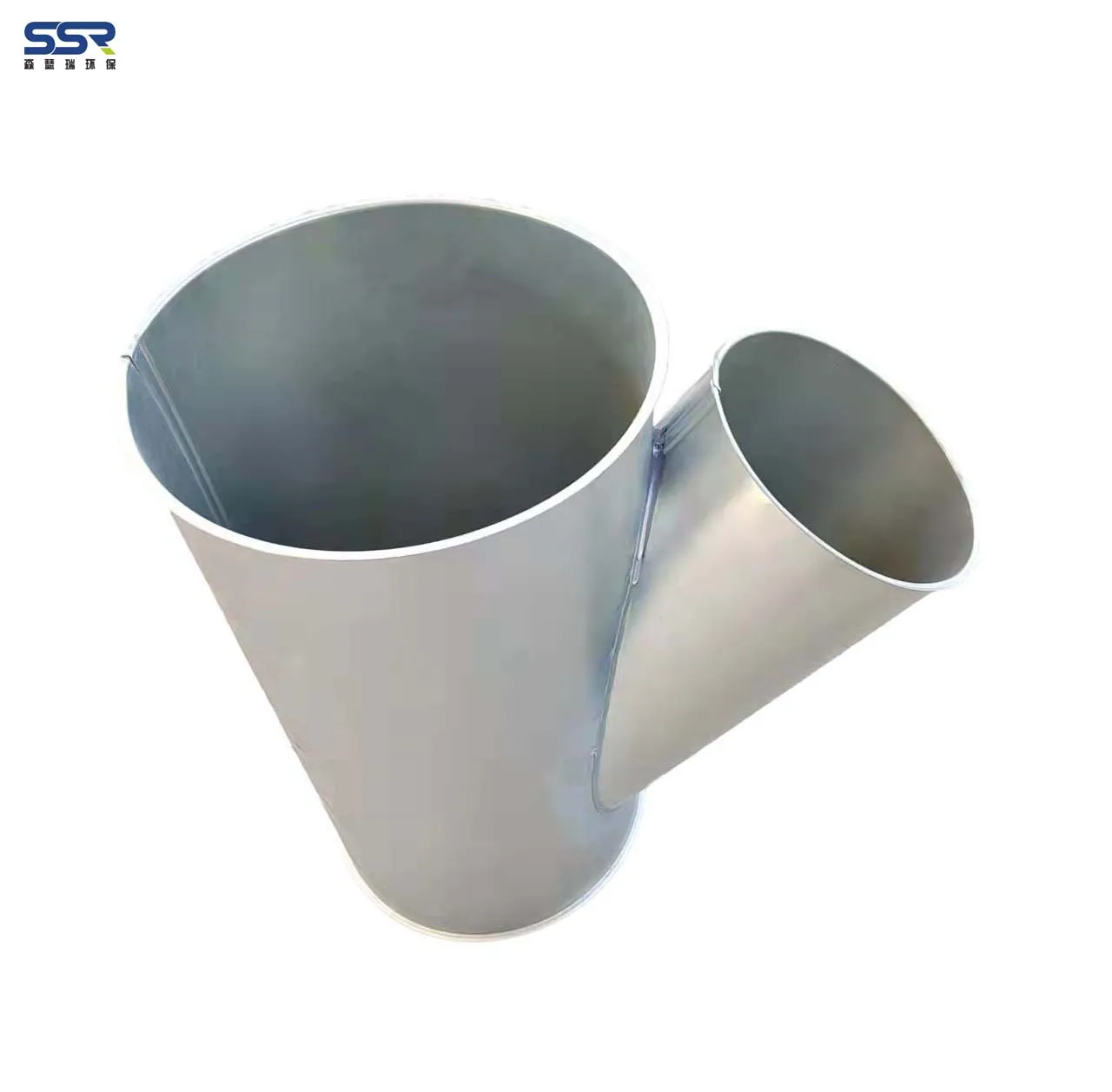 Made in china galvanized steel reducing tee