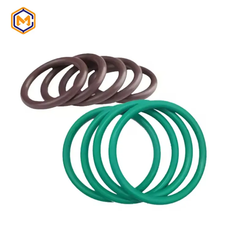 High Temperature Seal AS568 Oring O Rings Colored Brown Black Green FKM 70 Size ISO Certified Made Plastic PTFE Silicone NBR