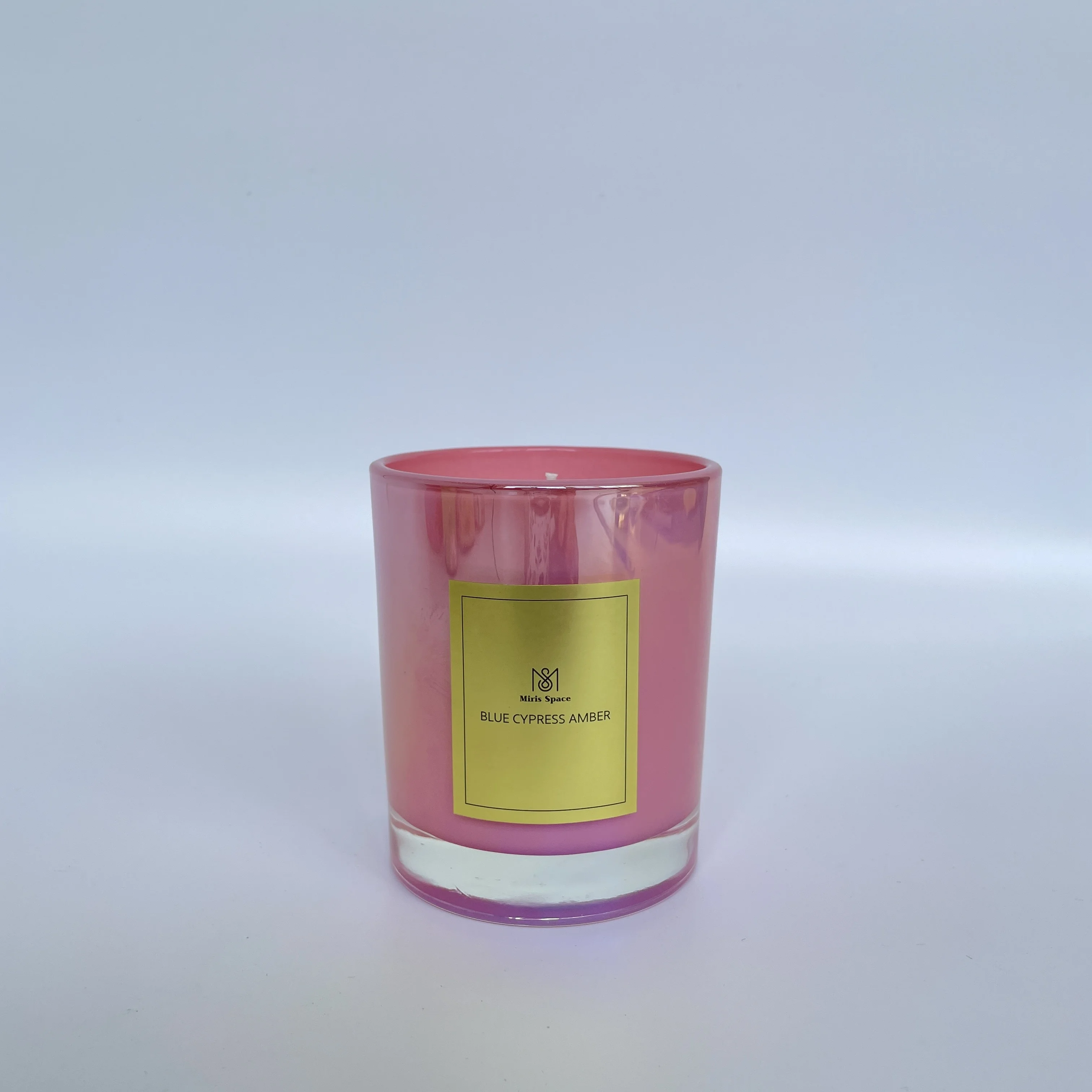 Wholesales Vanilla Electroplating Glass Electroplated Candle Custom Color Private Label Luxury Candles Candle Soy Wax Natural