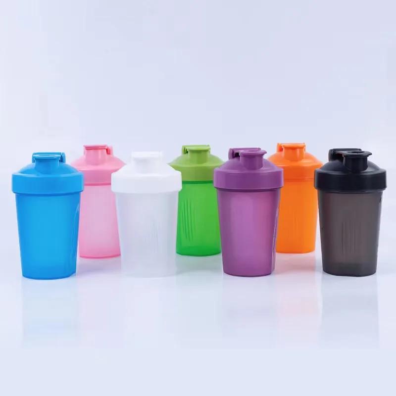 400ml Plastic Gym Water Bottle  bpa free portable sports unbreakable bottle
