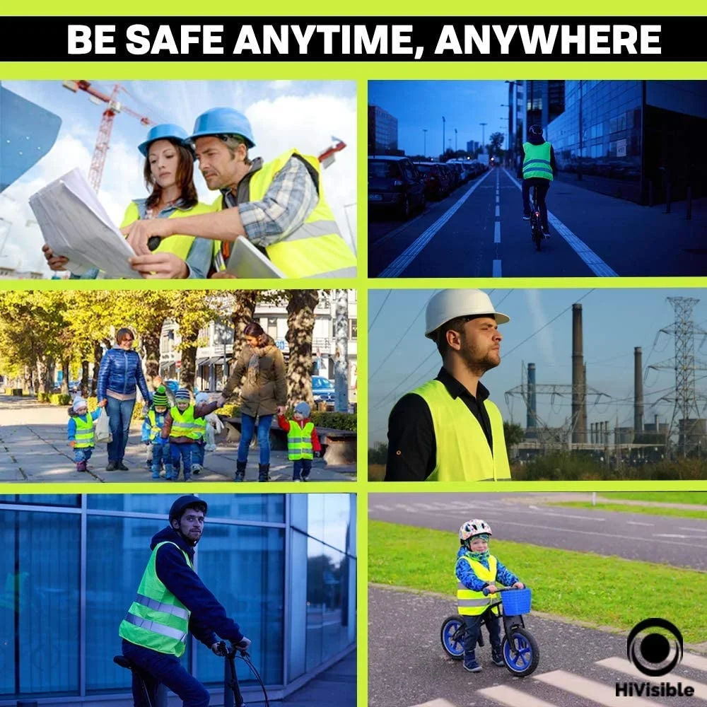 Factory Price Custom High Visibility School Children Kid Hi Vis Reflective Safety Vest