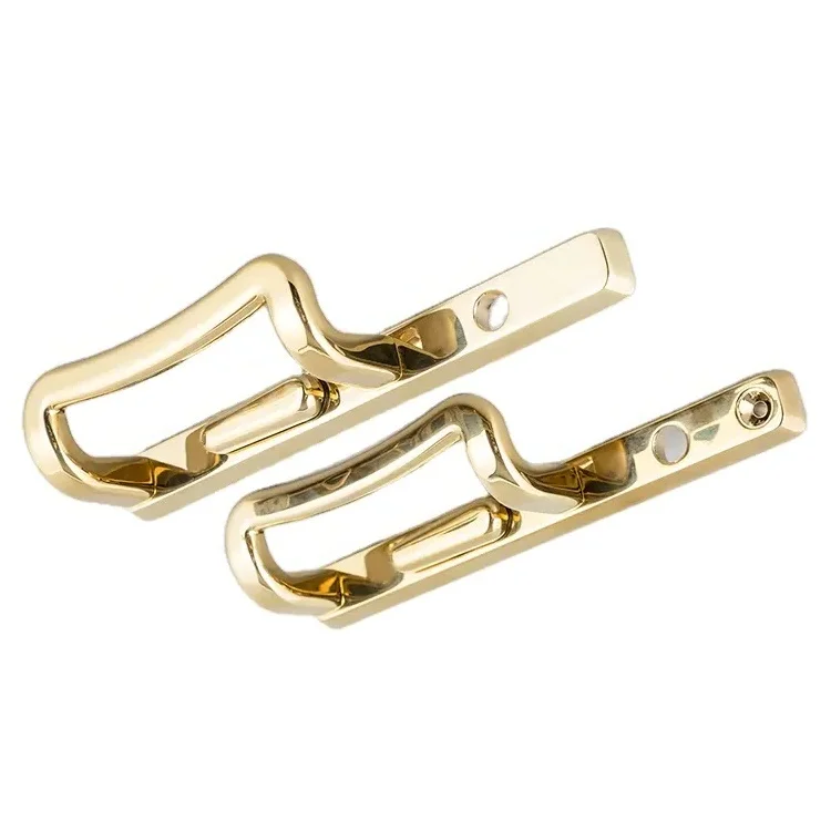 ISO9001 OEM High quality PVD Golden Zinc alloy sliding door window handle
