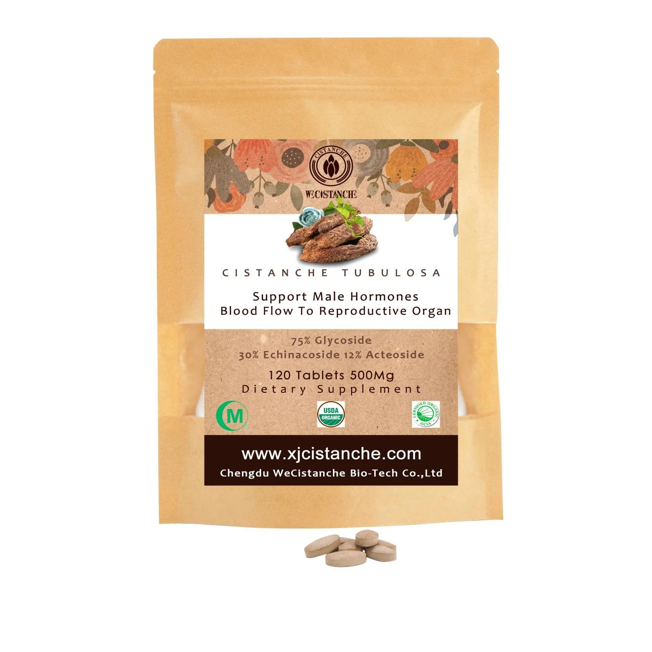 60 Capsules/Pack stimina motivition Cistanche Tubulosa Extract Tablets 30% Echinacoside 12% Acteoside Cistanche Extra