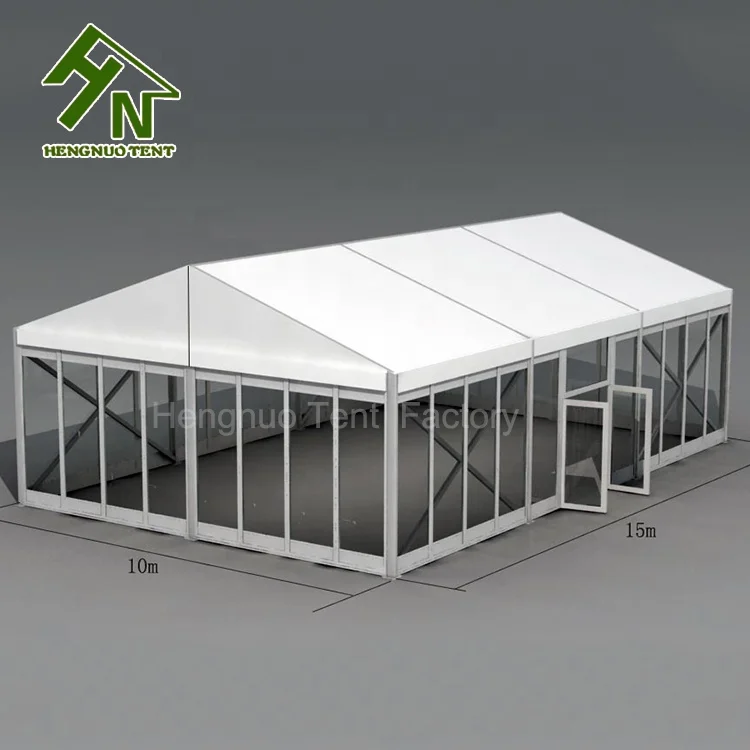 10x15m Outdoor Glass Wall Party Event Marquee Aluminum Wedding Tent For Sale