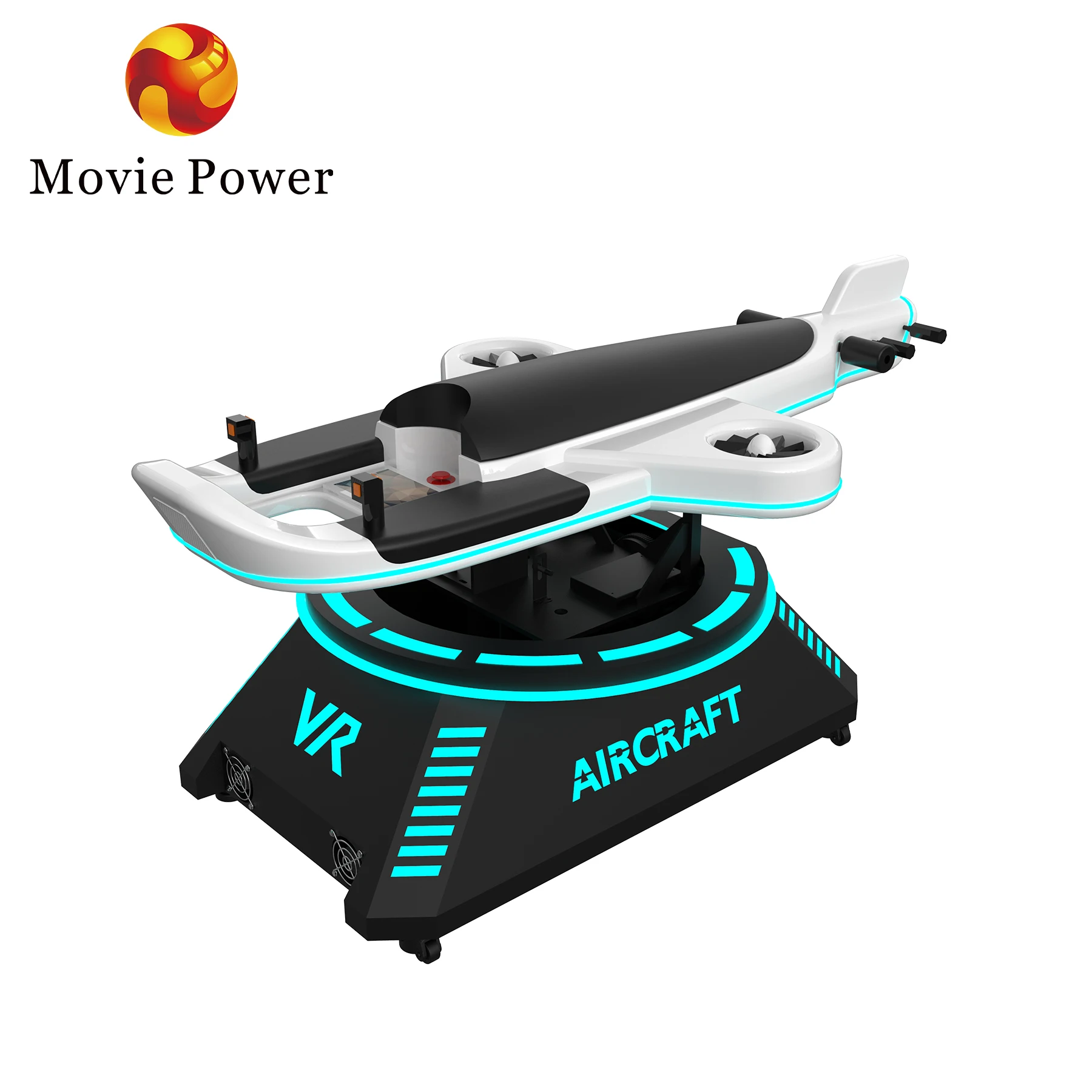 VR fight 720 aircraft flight machine Virtual Reality flight simulator joystick for sales