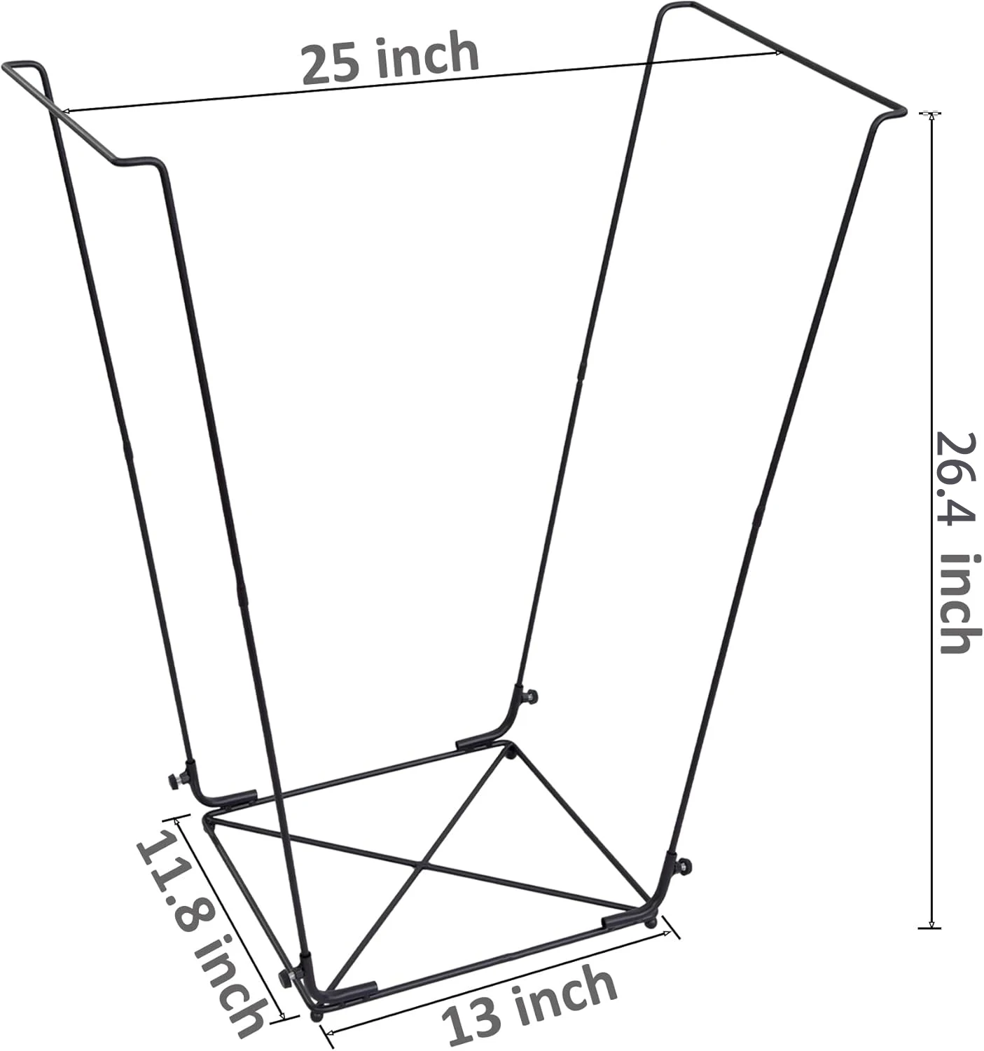 Outdoor Metal trash bag holder Outdoor leaf bag support stand Metal garbage bag frame holder