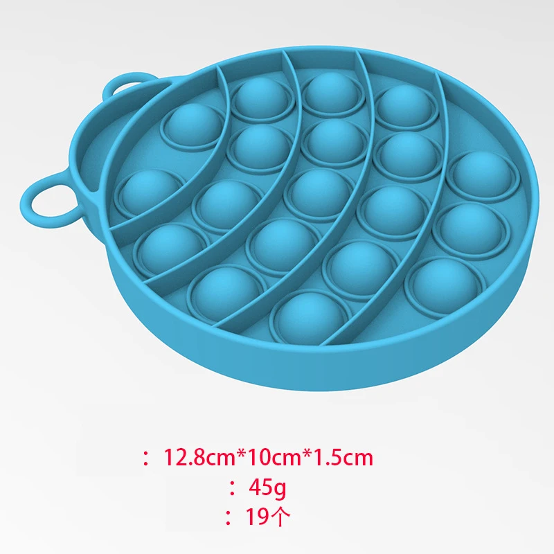 2021 new Hot Sale Silicone Anxiety Relief Stress Push Pop Bubble Toys for Adult Kids