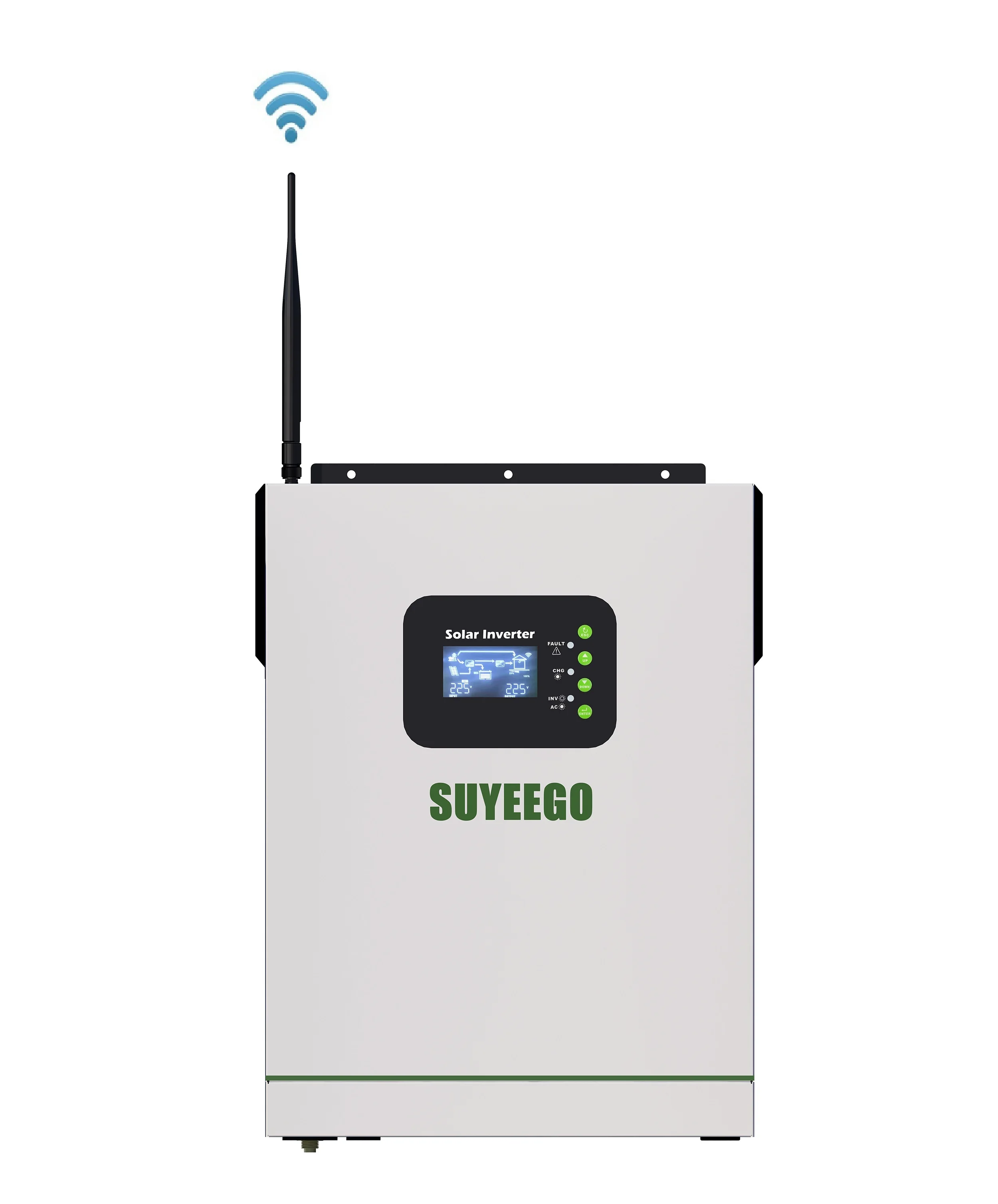 SUYEEGO 24v 48v 3.2kw 5.5kw solar inverter hybrid inversor solar grid inverter with built-in mppt solar panel controller & Wifi