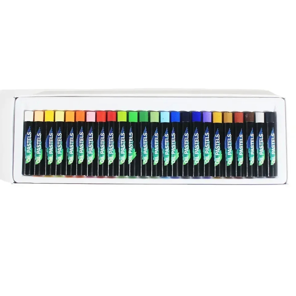 Colorful Brand Oil Pastel Set of 24 Colors Back to School B2S Studio Activities Kit for Students and Artists