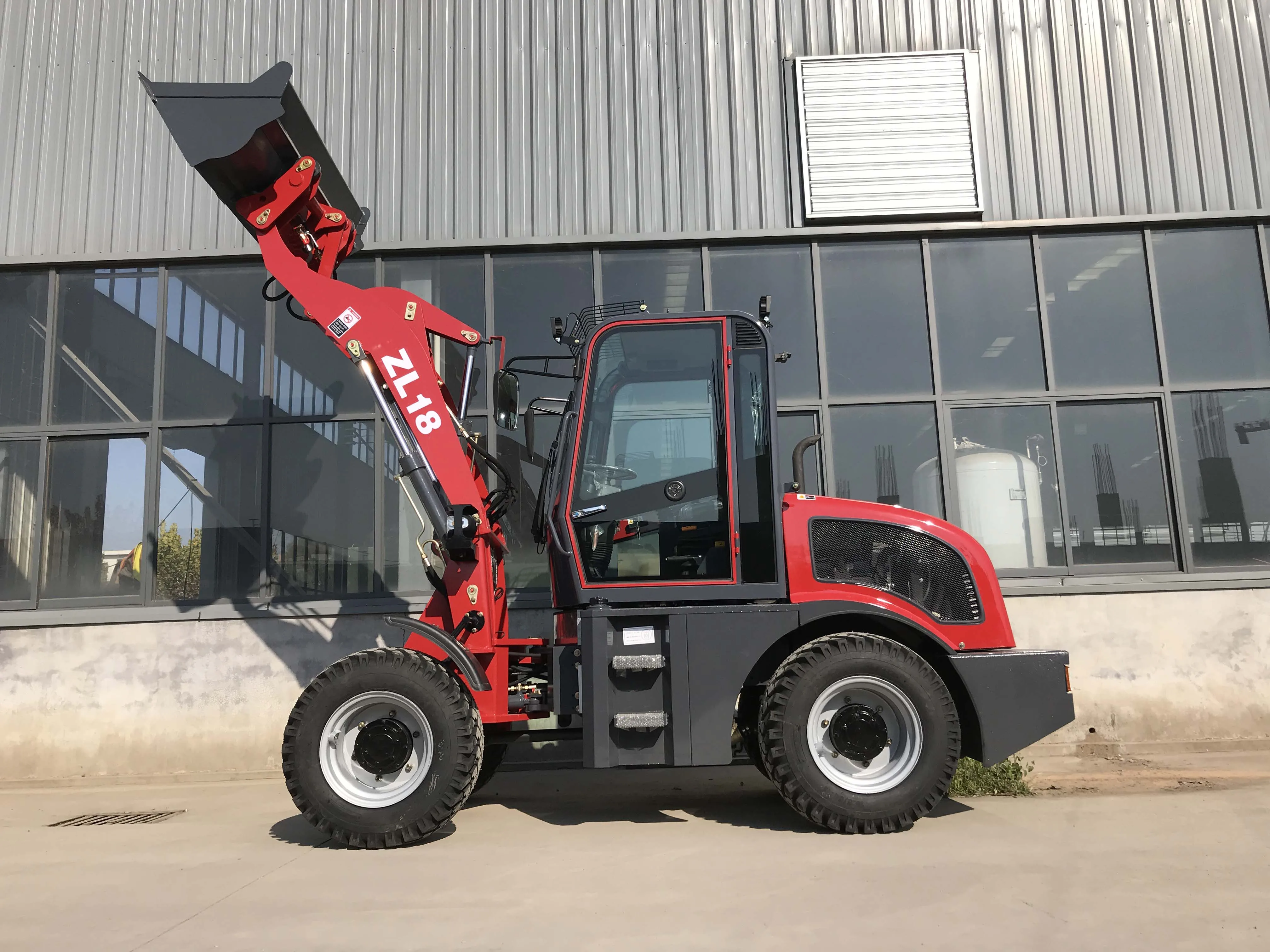 Мини-погрузчик ZL18 1800 кг 1 8 тонны 08.-3 европейский стандарт колесный погрузчик Универсальный мини-колесный евро в продаже