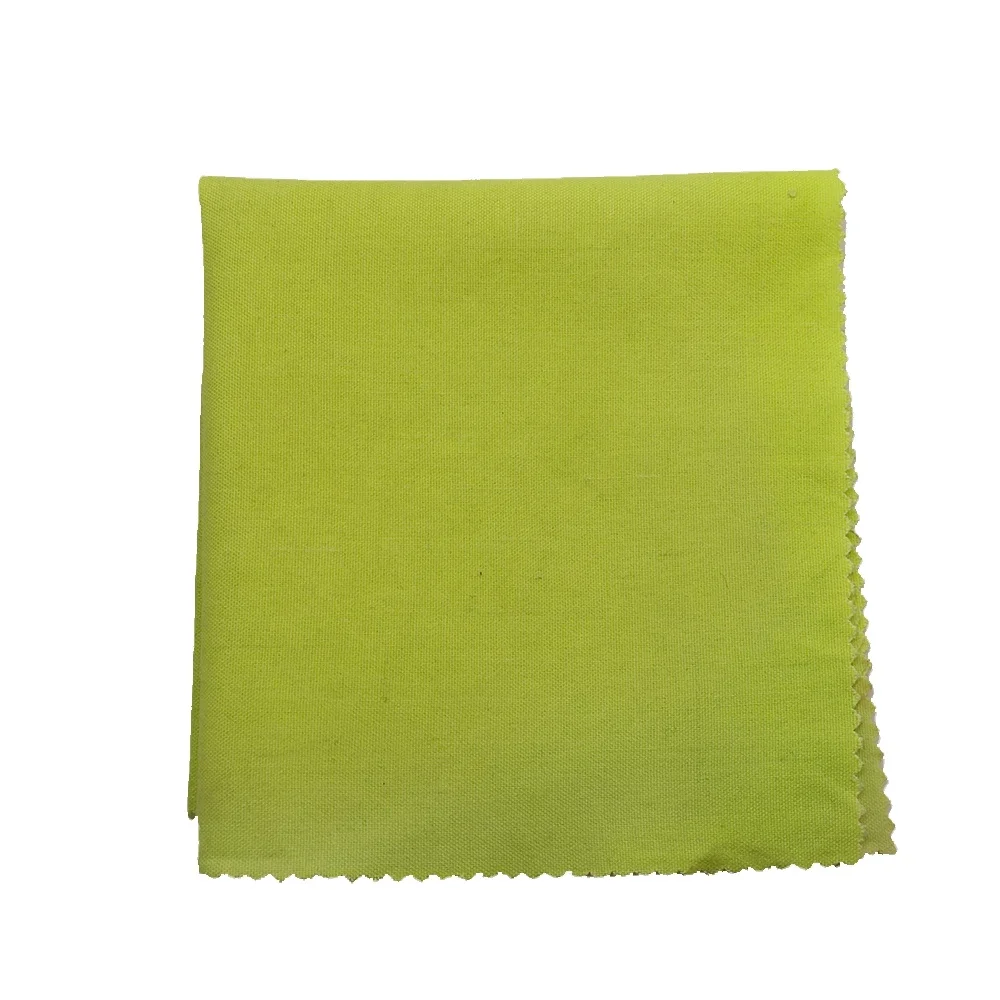 Heat Resistant Insulation Fluorescent Yellow Knitted Flame Retardant Modacrylic Fabric